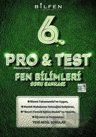 6. Sınıf Fen Bilimleri ProTest Soru Bankası – Kolektif – Bilfen Yayıncılık kitap kapağı