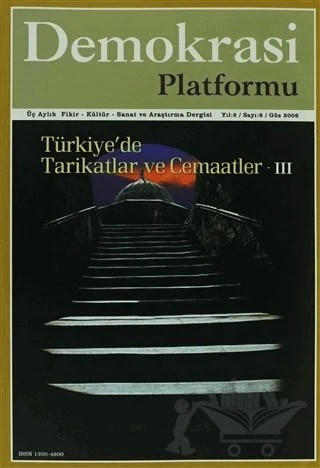 Türkiye’de Tarikatlar ve Cemaatler 3 - Demokrasi Platformu Sayı: 8 – Orion Kitabevi kitap kapağı