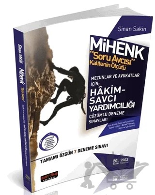 MİHENK Soru Avcısı Adli Hakimlik 7 Deneme Savaş Yayınları 2023 – Sinan Sakin – Savaş Yayınevi kitap kapağı