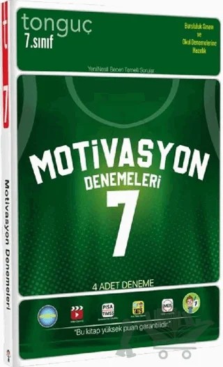 7. Sınıf 4'lü Motivasyon Denemeleri – Kolektif – Tonguç Akademi kitap kapağı