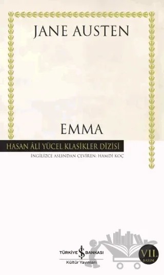 Emma – Jane Austen – İş Bankası Kültür Yayınları kitap kapağı