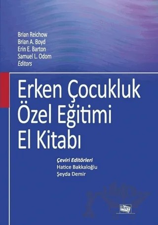 Erken Çocukluk Özel Eğitimi El Kitabı – Kolektif – Anı Yayıncılık kitap kapağı
