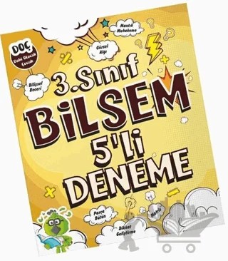 3. Sınıf Bilsem 5'li Deneme – Kolektif – Dahi Olacak Çocuk Yayınları kitap kapağı
