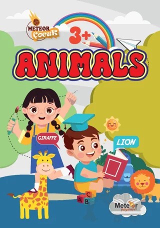 Animals Türkçe-İngilizce Boyama Kitabı – Kolektif – Meteor Yayınevi kitap kapağı