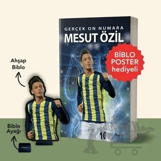 Gerçek On Numara Mesut Özil - Biblo Poster Hediyeli – Kerem Tek – Flipper Yayıncılık kitap kapağı
