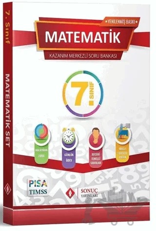 7. Sınıf Matematik Kazanım Merkezli Soru Bankası Seti – Kolektif – Sonuç Yayınları kitap kapağı