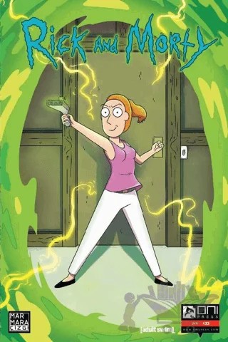 Rick and Morty 33 – Zac Gorman – Marmara Çizgi kitap kapağı