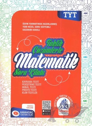 2023 Taktik Çözümlerle TYT Matematik Soru Kitabı – Kolektif – Karaağaç Yayıncılık kitap kapağı