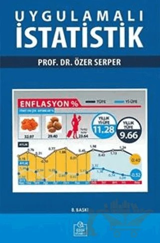 Uygulamalı İstatistik – Özer Serper – Ezgi Kitabevi Yayınları kitap kapağı