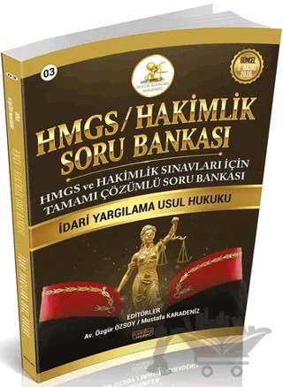 HMGS - HAKİMLİK İdari Yargılama Hukuku Soru Bankası – Mustafa Karadeniz, Özgür Özsoy – Savaş Yayınevi kitap kapağı