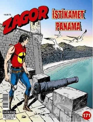 Zagor sayı: 171 / İstikamet Panama – Lal Kitap kitap kapağı