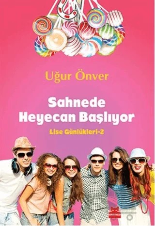 Sahnede Heyecan Başlıyor – Uğur Önver – Kırmızı Kedi Çocuk kitap kapağı