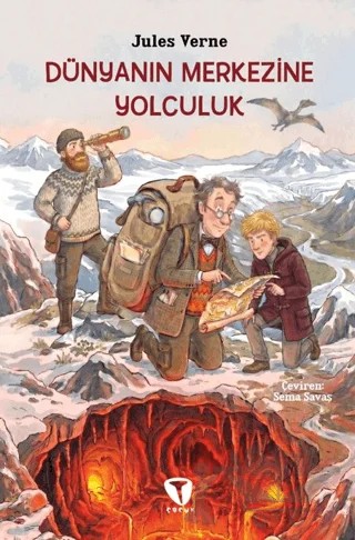 Dünyanın Merkezine Yolculuk – Jules Verne – Turkuvaz Çocuk kitap kapağı