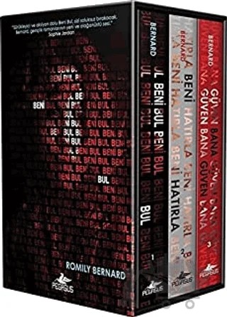 Beni Bul Serisi Kutulu Özel Set – Romily Bernard – Pegasus Yayınları kitap kapağı