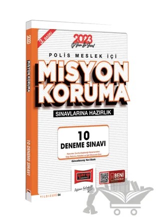 Yargı Yayınları 2023 Yıldız Serisi Polis Meslek İçi Misyon Koruma 10 Deneme Sınavı – Kolektif – Yargı Yayınevi kitap kapağı