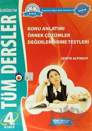 İlköğretim 4. Sınıf Tüm Dersler Konu Anlatımlı Örnek Çözümler Değerlendirme Testleri – Kolektif – Gönül Yayıncılık kitap kapağı