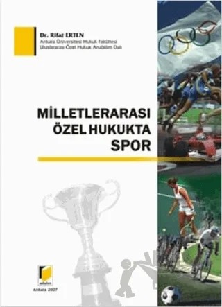 Milletlerarası Özel Hukukta Spor – Rifat Erten – Adalet Yayınevi kitap kapağı