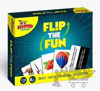 Flip The Fun (Eğlenceyi Çevir) - Learned Games – Kolektif – Dikkat Atölyesi Yayınları kitap kapağı