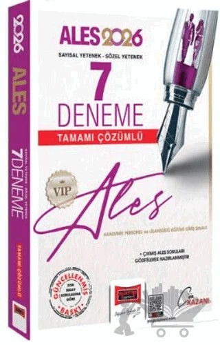2026 ALES VIP Sayısal-Sözel Yetenek Tamamı Çözümlü 7 Deneme – Kollektif – Yargı Yayınevi kitap kapağı