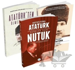 Atatürkten Ölmez Sözler, Gençler İçin Nutuk, Mustafa Kemal Atatürk Biyografi (3 Kitap Takım) – Mustafa Kemal Atatürk – Maviçatı Yayınları kitap kapağı