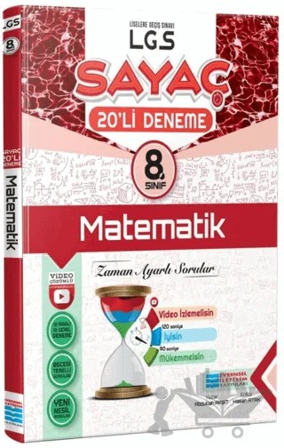 8. Sınıf LGS Sayaç Matematik 20'li Deneme – Abdullah Akşit – Evrensel İletişim Yayınları kitap kapağı
