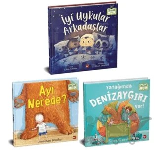 Uyumaya Gidiyorum Seti - Organik Kitap (3 Kitap Takım) – Ciara Flood, Jonathan Bentley, Linda Ashman – Beyaz Balina Yayınları kitap kapağı