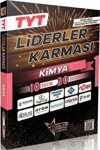TYT Kimya 10 Yayın 30 Deneme – Kolektif – Liderler Karması Yayınları kitap kapağı