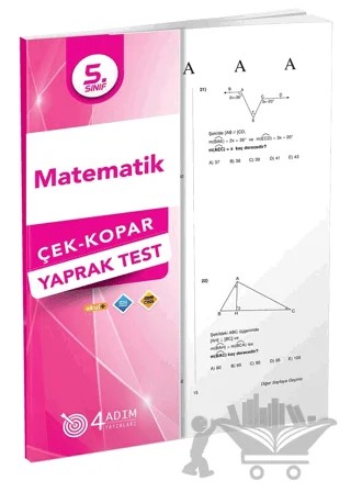 5. Sınıf Matematik Yaprak Test – Kolektif – 4 Adım Yayınları kitap kapağı