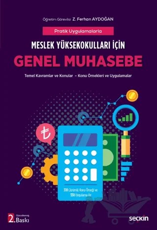 Genel Muhasebe (MYO) – Zeynep Ferhan Aydoğan – Seçkin Yayıncılık kitap kapağı