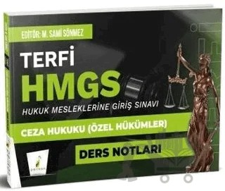 Terfi HMGS Ceza Hukuku Özel Hükümler Ders Notları – M. Sami Sönmez – Pelikan Tıp Teknik Yayıncılık kitap kapağı