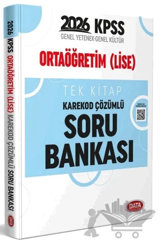 KPSS Ortaöğretim (Lise) Tek Kitap Karekod Çözümlü Soru Bankası – Kolektif – Data Yayınları kitap kapağı