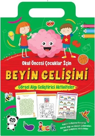 Beyin Gelişimi - Görsel Algı Geliştirici Aktiviteler – Kolektif – Bıcırık Yayınları kitap kapağı