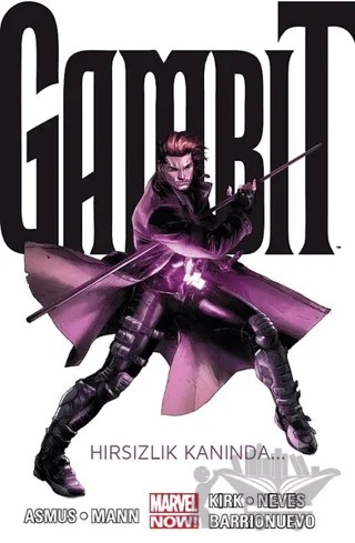 Gambit Cilt 1: Hırsızlık Kanında – James Asmus – Çizgi Düşler Yayınevi kitap kapağı