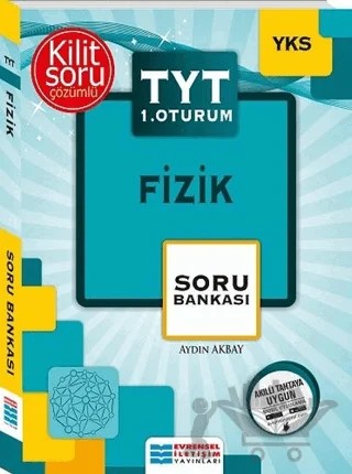 2018 YKS TYT 1. Oturum Fizik Soru Bankası – Aydın Akbay – Evrensel İletişim Yayınları kitap kapağı