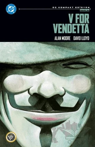 V for Vendetta – Alan Moore – JBC Yayıncılık kitap kapağı