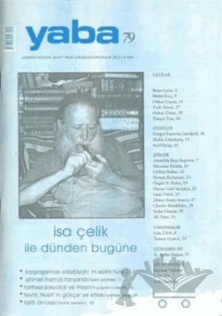 Yaba Edebiyat Dergisi Sayı: 79 – Yaba Dergisi Yayınları kitap kapağı