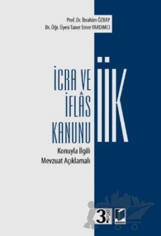 İcra ve İflas Kanunu – Taner Emre Yardımcı, İbrahim Özbay – Adalet Yayınevi kitap kapağı
