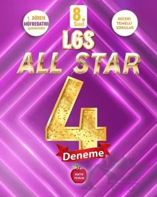 All Star 8. Sınıf 1. Dönem LGS Tüm Dersler 4 Deneme – Kolektif – Newton Yayınları kitap kapağı