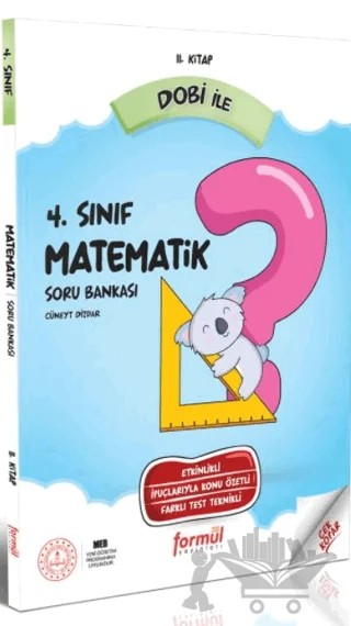 DOBİ 4. Sınıf Matematik Soru Bankası – Cüneyt Dizdar – Formül Yayınları kitap kapağı