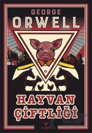 Hayvan Çiftliği – George Orwell – Theseus Yayınevi kitap kapağı