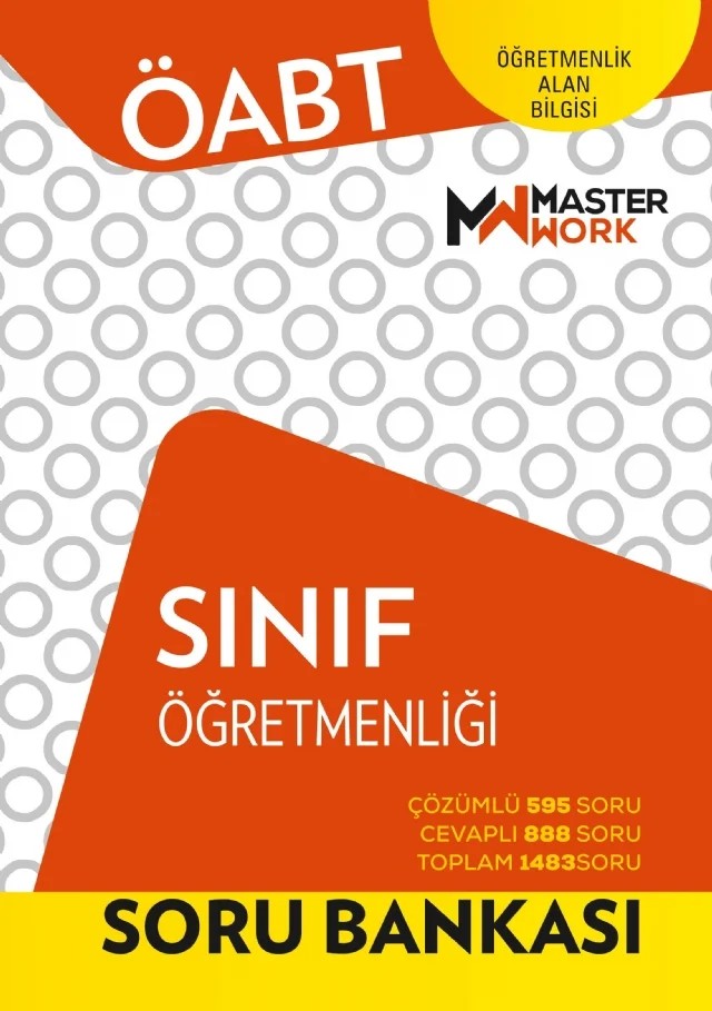 ÖABT - SINIF ÖĞRETMENLİĞİ - SORU BANKASI – Komisyon – MasterWork kitap kapağı