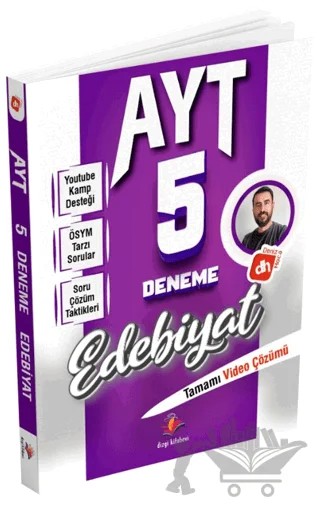 AYT Edebiyat 5 Deneme Sınavı – Deniz Bozkurt – Dizgi Kitap kitap kapağı