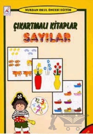 Çıkartmalı Kitaplar - Sayılar – Kolektif – Nurdan Yayınları kitap kapağı