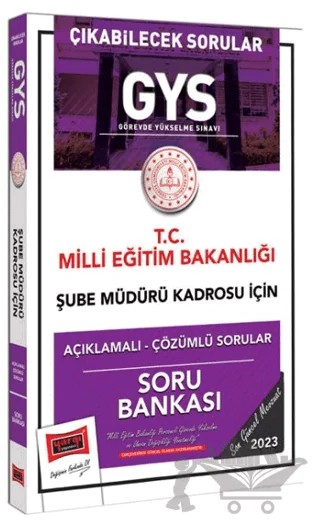Yargı Yayınları 2023 Milli Eğitim Bakanlığı Çıkabilecek Sorular GYS Şube Müdürü Kadrosu İçin Açıklamalı Çözümlü Soru Bankası – Kolektif – Yargı Yayınevi kitap kapağı