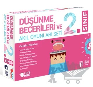 2. Sınıf Düşünme Becerileri ve Akıl Oyunları Set – Kolektif – Teas Press kitap kapağı