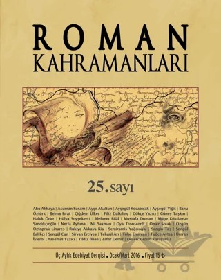Roman Kahramanları Sayı: 25 Ocak-Mart 2016 – Roman Kahramanları Dergisi kitap kapağı