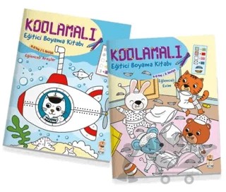 Kodlamalı Eğitici Boyama Kitabı 4-5 Yaş (2 Kitap Takım) – Kolektif – Sincap Kitap kitap kapağı