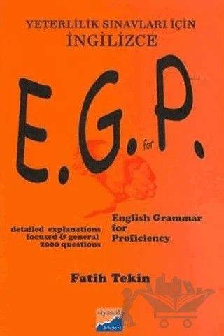 English Grammer for Proficiency Exams – Fatih Tekin – Siyasal Kitabevi - Eğitim kitap kapağı