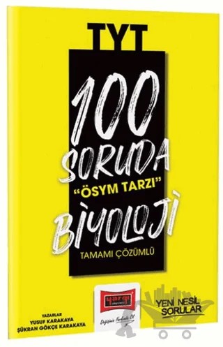 2023 100 Soruda ÖSYM Tarzı TYT Biyoloji Soru Bankası – Yusuf Karakaya, Şükran Gökçe Karakaya – Yargı Yayınevi kitap kapağı