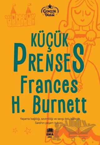 Küçük Prenses – Frances H. Burnett – Ema Genç kitap kapağı